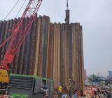 ELS works at Cental Kowloon East - Kai Tak East Sheet Pile Driving Works 2